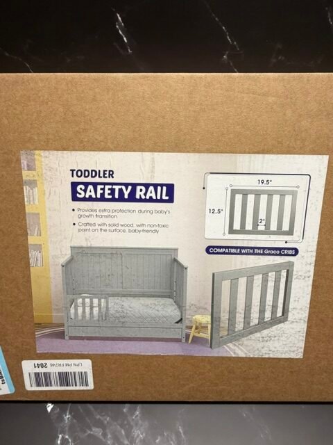Salcod toddler safe guardrail (Graco compatible) 19Wx12H