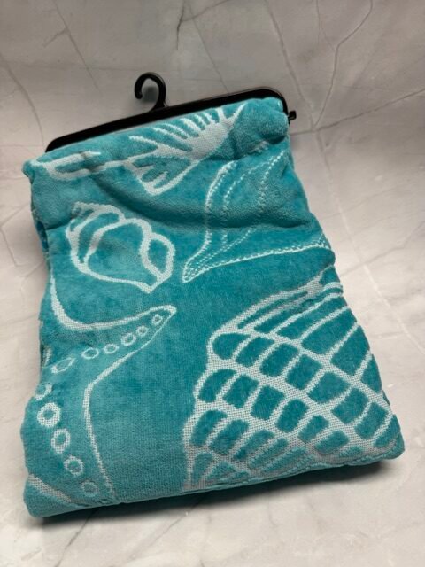 Shells beach towel  34"x68"